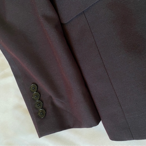 Calvin Klein suit blazer eggplant / Aubergine - Picture 9 of 14